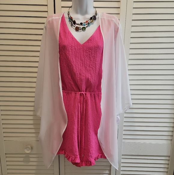 MOSS ROSE WHITE KIMONO - Picture 5 of 5